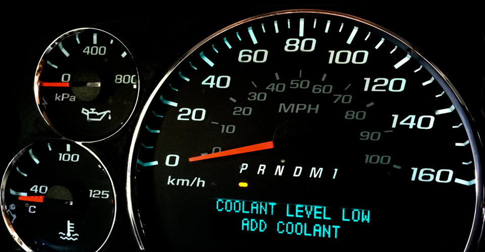 Porsche Low Coolant Warning